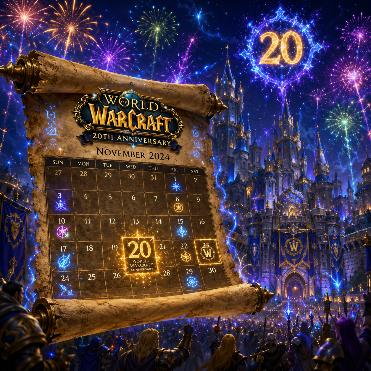 نقشه راه (Roadmap) سالگرد ۲۰ سالگی World of Warcraft منتشر شد